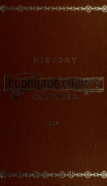 Historical souvenir of El Dorado County, California : with illustrations and biographical setches of its prominent men & pioneers_cover