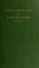 Selected articles on the city manager plan of government_cover