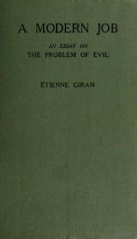 A modern Job; an essay on the problem of evil_cover