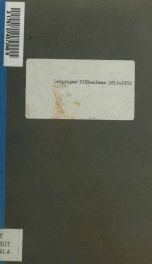 Leipziger Blütenlese 1815-1850. Ausgewählt und eingeleitet von Julius Zeitler_cover
