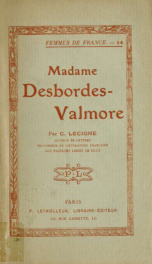 Madame Desbordes-Valmore_cover