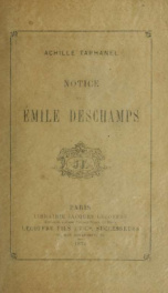 Notice sur Émile Deschamps_cover