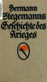 Hermann Stegemanns Geschichte des Krieges .. 2_cover