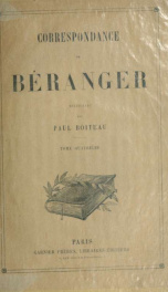 Correspondance de Béranger 4_cover