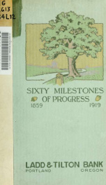 Sixty milestones of progress, 1859-1919_cover