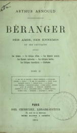 Béranger, ses amis, ses ennemis et ses critiques 2_cover