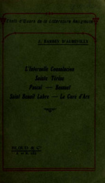 L'Internelle consolacion, Ste Térèse, Pascal, Bossuet, St Benoît Labre, Le Curé d'Ars_cover