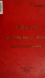 L'Égypte à l'aurore du 20ème siècle_cover