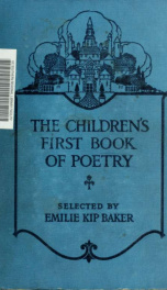 The children's first [-third] book of poetry 1_cover