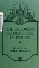 The children's first [-third] book of poetry 2_cover