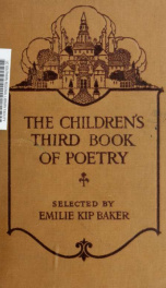 The children's first [-third] book of poetry 3_cover