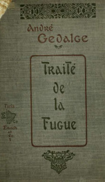 Traité de la fugue. 1re partie: De la fugue d'école_cover