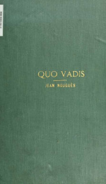 Quo vadis? Opéra en 5 actes et 6 tableaux l'après le roman de Henryk Sienkiewicz Poème de Henri Cain_cover