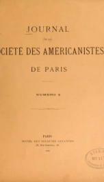 Journal de la Société des américanistes de Paris 2_cover