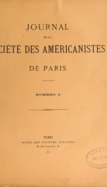 Journal de la Société des américanistes de Paris 4_cover