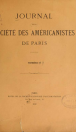 Journal de la Société des américanistes de Paris 8_cover