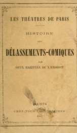 Histoire des délassements-comiques_cover