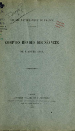 Comptes rendus des séances 1916_cover