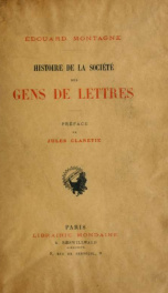 Histoire de la Société des gens de lettres_cover