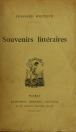 Souvenirs littéraires_cover