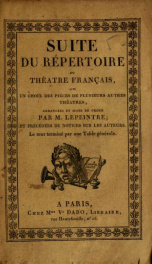 Suite du Répertoire du théâtre français : avec un choix des piéces de plusieurs autres théatres 78_cover