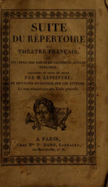 Suite du Répertoire du théâtre français : avec un choix des piéces de plusieurs autres théatres 53_cover