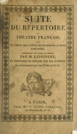 Suite du Répertoire du théâtre français : avec un choix des piéces de plusieurs autres théatres 52_cover