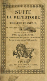 Suite du Répertoire du théâtre français : avec un choix des piéces de plusieurs autres théatres 49_cover