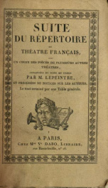 Suite du Répertoire du théâtre français : avec un choix des piéces de plusieurs autres théatres 26_cover