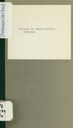 Recueil de chansonnettes comiques, romances et chansons; chantées sur les principaux théatres de Paris. Par Achard [et al.]_cover