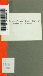 L'homme et la mode : comédie-vaudeville en deux actes_cover