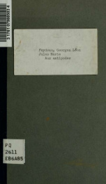 Aux antipodes; monologue provenço-comique [par] Georges Feydeau. Dit par madame Judic .._cover