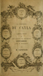 La comtesse du Cayla, Louis XVIII et les salons du Faubourg Saint-Germain sous la Restauration_cover