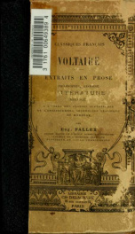 Extraits en prose, philosophie, histoire, littérature, mélanges .._cover