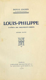 Louis-Philippe d'après des documents inédits_cover