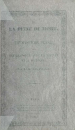 De la peine de morte et du système pénal : dans ses rapports avec la morale et la politique_cover