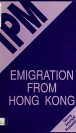 Emigration From Hong Kong: Evidence From Professionals_cover