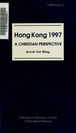 Hong Kong 1997 : a Christian perspective_cover