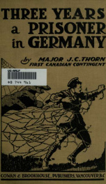 Three years a prisoner in Germany_cover