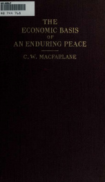 The economic basis of an enduring peace_cover