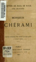 Monsieur Cherami 00_cover