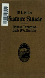 Histoire Suisse. Edition française_cover