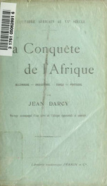 La conquête de l'Afrique : Allemagne, Angleterre, Congo, Portugal_cover