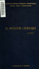 Le socialisme catholique .._cover