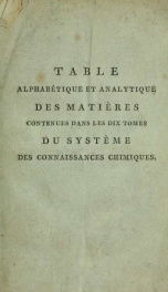 Systeme des connaissances chimiques, et leurs applications aux phénomènes de la nature et de l'art 11_cover