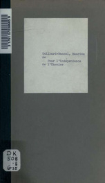 Pour l'indépendance de l'Ukraine; discours prononcés à la Chambre des Députés_cover