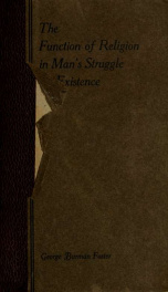 The function of religion in man's struggle for existence_cover