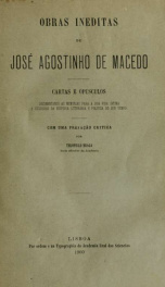 Obras ineditas de José Agostinho de Macedo 1_cover