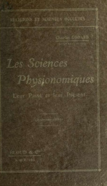 Les sciences physionomiques : leur passé et leur présent_cover