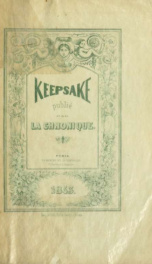 Keepsake de la Chronique_cover